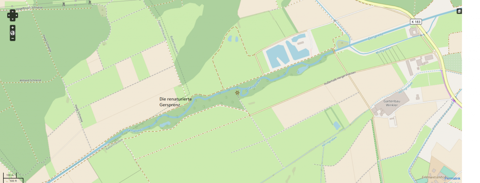 Die renaturierte Gersprenz